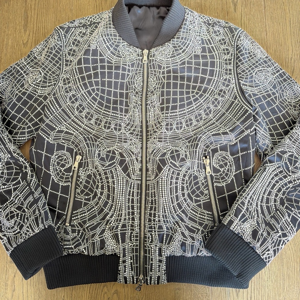 Balmain Paris All Over Embroidered Blazer Jacket Men’s 48 Black NWT $4650 MSRP